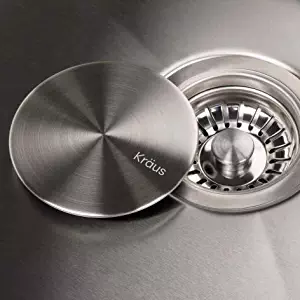 KRAUS Garbage Disposal, Drain Cover, works in any Kitchen Sink