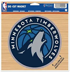 NBA Minnesota Timberwolves New Logo 6"x9" Inch Sheet Magnet