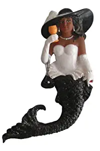 December Diamonds Lady Ebony Mermaid Drinking Wine Magnet. Sold Out VERY Limited Stock