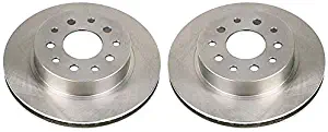 NEW SOUTHWEST SPEED REAR 1 PIECE 11.25" DISC BRAKE ROTORS AND HATS, 1" THICK, 5 X 4.5" AND 5 X 4.75" BOLT PATTERNS, VENTED, STEEL, STRAIGHT-VANED, HIGH PERFORMANCE RACING DISCS
