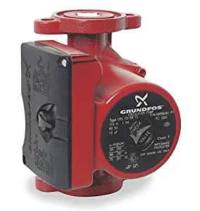 3-Speed Grundfos Pump Hot Water Circulator Pump Model UPS15-58FC; 115V