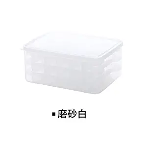 xxiao99liiux   Dumplings box sub-grid storage box refrigerator crisper tray ravioli Box 63749