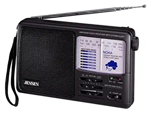 JENSEN MR-600 AM/FM Weather Band Radio with Storm Alert