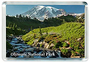 J452 Olympic National Park Jumbo Refrigerator Magnet US - American Travel Fridge Magnet USA