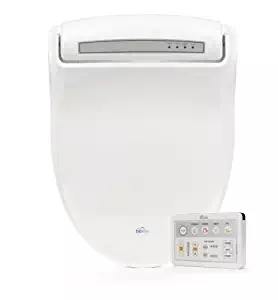 Bio Bidet Supreme BB-1000 White Bidet Toilet Seat Adjustable Warm Water, Self Cleaning, Wireless Remote Control, Posterior and Feminine Wash, Electric Bidet, Easy DIY Installation (Elongated)