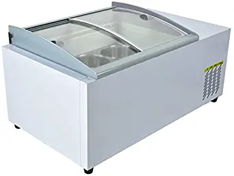 Kolice commercial countertop 6 pans Gelato Showcase Display Freezer/tabletop Ice Cream Freezer/tabletop Ice Cream display freezer/desktop ice cream Displayer freezer/Display cooler/Freezer