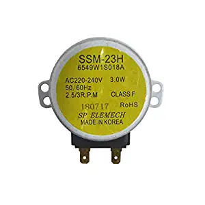 ELYSIA 1 piece Microwave Oven Synchronous Motor Tray Motor SSM-23H 6549W1S018A for lg Microwave Oven Parts Accessories