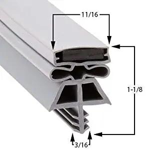 GasketandStripCurtains.com Door Gasket Seal for Refrigerator Cooler Freezer Compatible with Kolpak 28 1/2 x 66