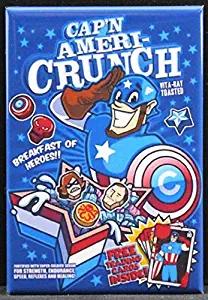 Captain Ameri-Crunch Refrigerator Magnet.