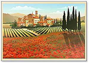 Summer Day In Tuscany, Italy. classic fridge magnet