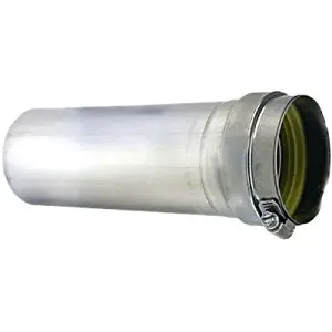 Z-Vent Z-Flex 4" x 18" Stainless Steel Vent Pipe 2SVEPWCF0401.5 AL29-4C Gasket