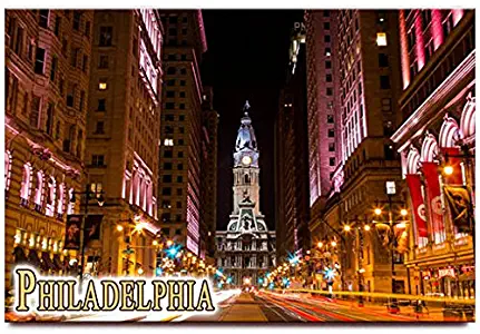 Philadelphia City Hall fridge magnet Pennsylvania travel souvenir