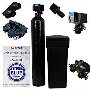 Iron Pro 48K Combination Water Softener & Iron Filter with Fleck 5600SXT Digital Metered Valve - Treat Whole House up to (3/4" Bypass 48,000 Grains, Black)