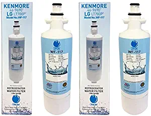 AF Compatible Replacement Water Filter Cartridge For LG LT700P 795.72043.112, 795.72049.110, 795.73165.610, 795.70323.312, (2PK)