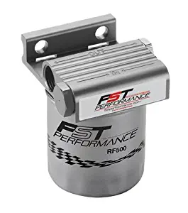 FST Performance RPM350 FloMax 350 Clear Anodized -6/-8 AN Port Fuel Filter/Water Separator System