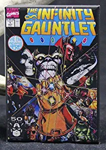 The Infinity Gauntlet #1 Comic Book Cover Refrigerator Magnet. Thanos