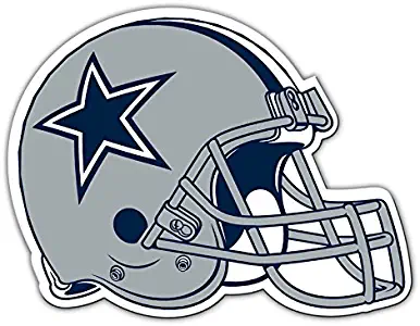 Fremont Die NFL Shop Authentic 12" Magnet Team Banner Helmet/Logo (Dallas Cowboys)