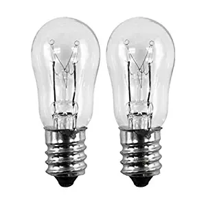 OCSParts ELE208 x 2 WE4M305 General Electric Dryer Light Bulb, 120V, 10W (Pack of 2)