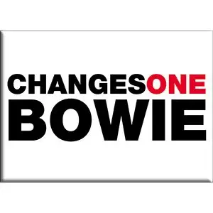 Licensed Originals Inc., David Bowie Artwork - Changes One Fridge Magnets, 2.5" x 3.5" Novelty Car Magnets