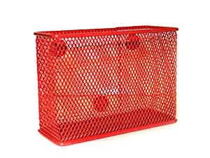 (Set of 2) Wire Mesh Magnetic Storage Basket, Container, Desk Tray, Office Supply Accessory Organizer for Refrigerator/Microwave Oven or Magnetic Surface in Kitchen or Office