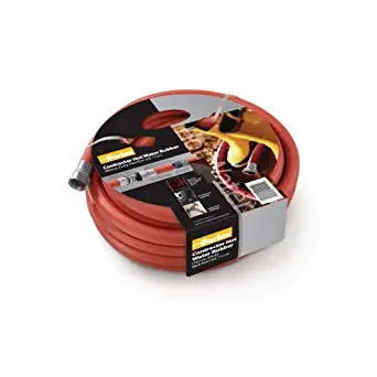 Parker Hannifin HWR5875 Rubber Cover HWR Premium Hot Water Hose Assembly, Red, 75' Length, 0.625" ID
