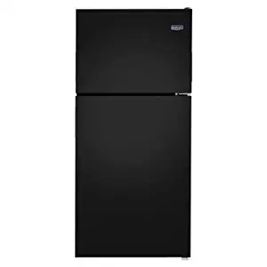 Maytag 18 cu. ft. Top Freezer Refrigerator in Monochromatic BLACK