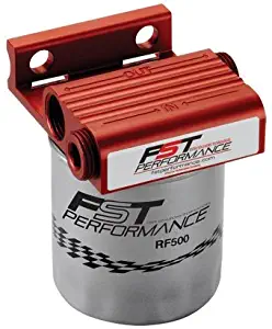 FST Performance RPM300 FloMax 300 Red Anodized 1/2" NPT Port Fuel Filter/Water Separator System