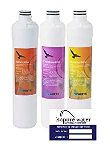 IPW Industries Inc Watts 3-Stage Ultrafiltration System Replacement Filter 3 Pack WQCSC11 WQCCC11 WQCHFC11