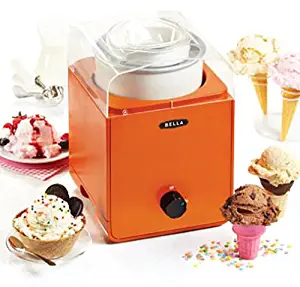 Bella 1.5 Quarts Ice Cream Maker Orange - Case Pack of 2