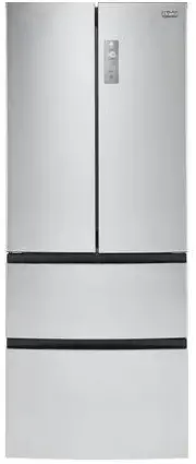 Haier 15-Cu.-Ft. French-Door Refrigerator 28" width Stainless Steel HRF15N3AGS