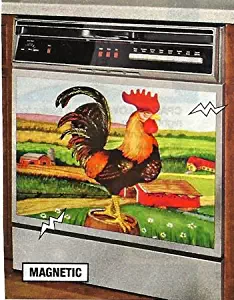 DECORATIVE ROOSTER APPLIANCE MAGNET