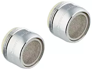 AM Conservation Group, Inc. FA012CPB1-WS-2 Simply Conserve Two Pack of Low Flow 1.5 GPM WaterSense Standard Faucet Aerators
