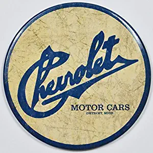 CHEVROLET MOTOR CARS, DETROIT, MI 3" Round Refrigerator Magnet