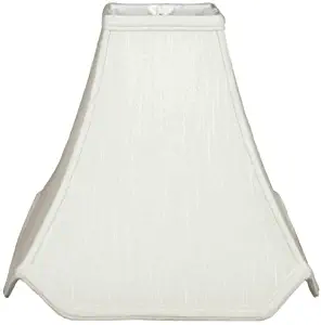 Royal Designs Pagoda Basic Lamp Shade, White, 4.5 x 12 x 11.25