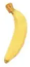 Banana Fruit 3D Resin TOY Fridge Magnet