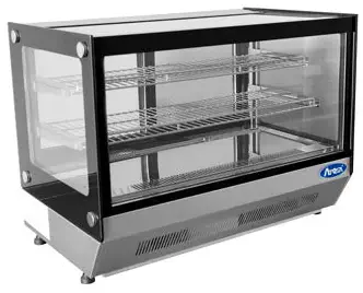 Refrigerated Display Case, countertop, 27-3/5"W x 22-1/10"D x 26-2/5"H, 4.2 cu. ft.
