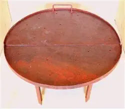 Baffle Burner Plate for Tandoor Clay Oven with legs - Different Sizes Available (22" Diameter)