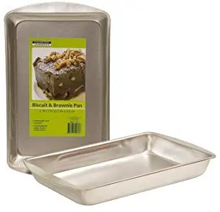 1 X Heavy Duty Toaster Oven Size Steel Biscuit & Brownie Pan by Cooking Concepts