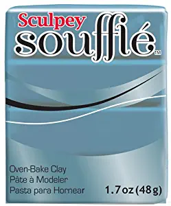 Polyform SU6-6003 Sculpey Souffle Clay, 2-Ounce, Bluestone