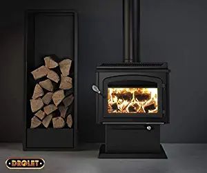 Drolet HT3000 on pedesta - High-Efficiency 2020 EPA Certified Wood Stove DB07300 - The HT3000 succeeds to The HT2000