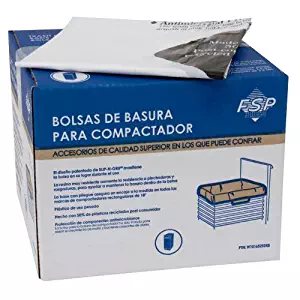 Whirlpool W10165294RB 15-Inch Plastic Compactor Ba, Pack of 60
