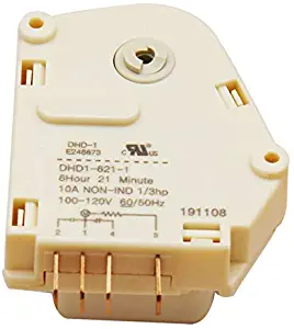 MENSI Electrical Refrigerator Parts & Accessories 6H/21 Minutes Defrost Timer 215846604 for Brand Electrolux, Frigidaire, Gibson, Kelvinator, Westinghouse