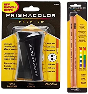 Prismacolor Blender Pencil Colorless (2 Piece) & Premier Pencil Sharpener