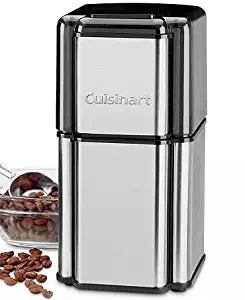Cuisinart Grind Central Coffee Grinder Enough for 18 Cups with Built-In Safety Interlock, Stainless Steel Blades with Convenient Cord Storage, Includes Dishwasher Safe Bowl and Lid