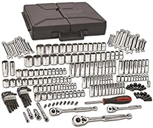 GEARWRENCH 216 Pc. 1/4", 3/8" & 1/2" Drive 6 & 12 Point Standard & Deep SAE/Metric Mechanics Tool Set - 80933