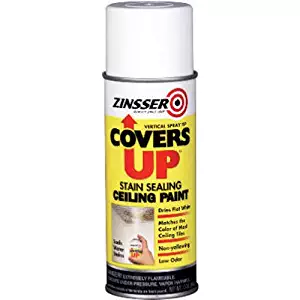 Zinnser 03688 Covers Up Stain Sealing Ceiling Paint, White