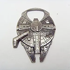 Star Wars Millenium Falcon Metal Bottle Opener Zinc Alloy - Non-magnetic Opener 2.4" Version