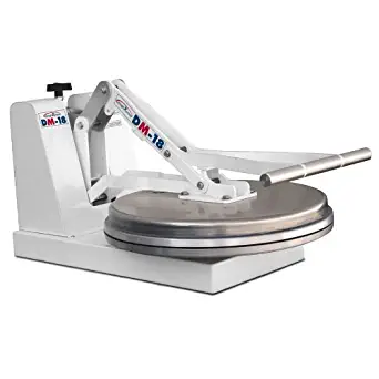 DoughXpress DM-18NH Manual Cold Dough Press with 18" Platens, 18" Width x 15" Height x 28-1/8" Depth