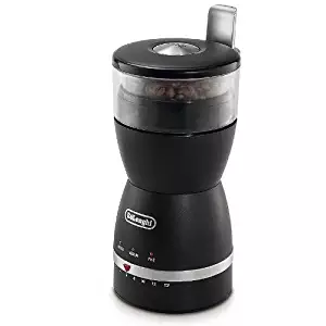 Delonghi Electric KG49 Coffee Grinder, 220 Volts (Not for USA) 90G Capacity Black