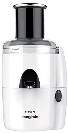 Magimix DuoXLWH Juicer - Extra Large Feeding Tube - 900W - Perfect For Fruits and Vegetables.